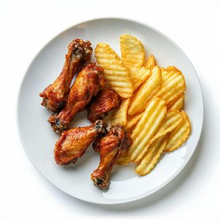 Piatto alette di pollo - 8 pezzi