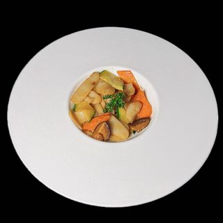 208. Gnocchi di riso con verdure