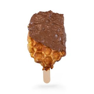 Waffle con crema de Nutella