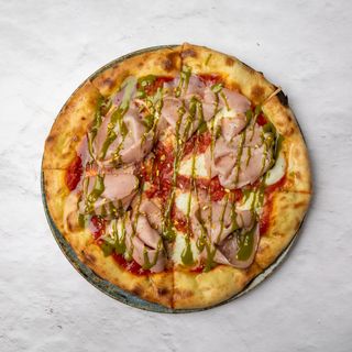 Premium pizza Pistachio mortadela