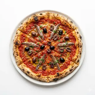 Pizza Marinara (Sin Mozzarella)