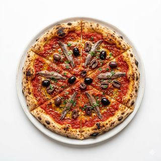 Pizza Marinara (Sin Mozzarella)