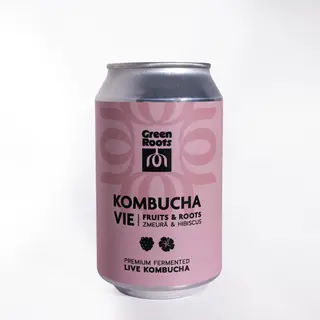 Kombucha VIE FRUITS & ROOTS - Zmeură & HIBISCUS