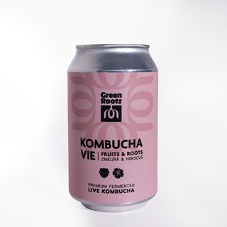 Kombucha VIE FRUITS & ROOTS - Zmeură & HIBISCUS