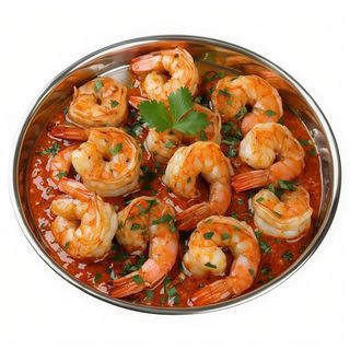 56. Langostinos Con Arroz