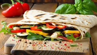 Piadina con verdure