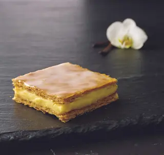 Milhojas de crema