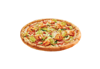 Պիցցա մանրածովախեցգետնով