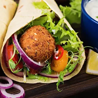 Piadina falafel