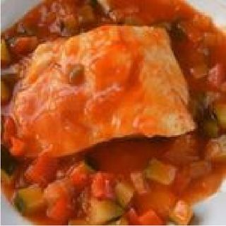 Bacalao Con Pisto Y Patata