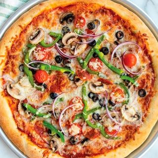 Pizza vegetal ( verduras frescas)