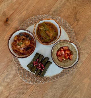 PLATO DE MEZZES VEGANOS