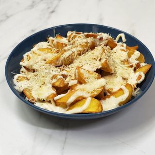 Patate a Spicchi Cacio e Pepe