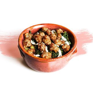 Patate al forno polpette,friarielli...