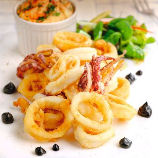 CALAMARES saharianos Rebozados