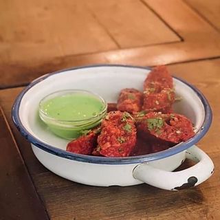 Brocheta de Cordero Seekh Kabab