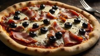 Pizza De Aceitunas Negras (26 Cm.)