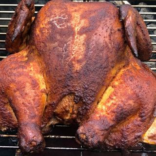 Whole Char Grilled chicken (Kuku Choma) & Kachumbari