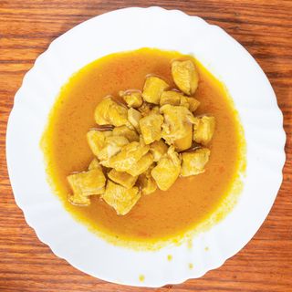 Chicken madras+riso bianco 