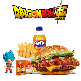 Menu Steakhouse Super Saiyan Grande Com Figura