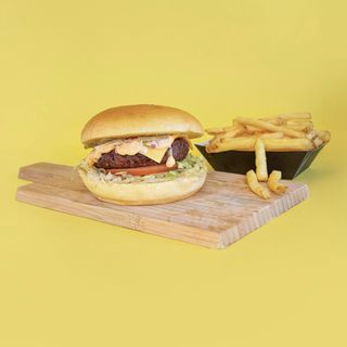 Classic Veggie Burger e Fritas