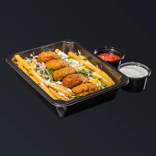 Kapsalon Falafel z kurczakiem