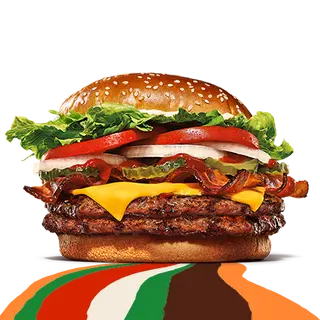 Dublu Bacon & Cheese Whopper