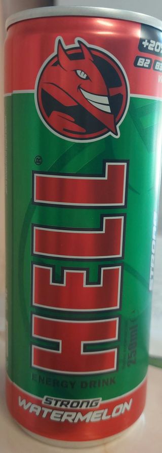 Hell Strong Watermelon Energy Drink