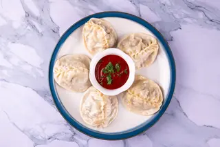 Манты с тыквой