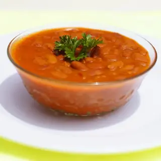 Porción de habichuelas rojas