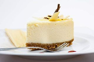 Cheesecake al cioccolato bianco