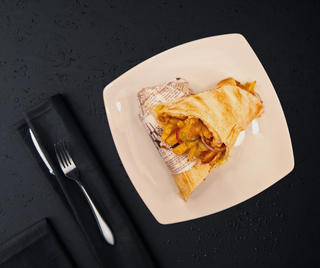 Shaorma rulată  mică- 290 gr