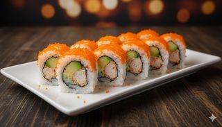 u104 8 Pezzi di uramaki California