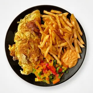 Chips Omelett