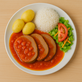 Lengua de Ternera en Salsa Criolla 