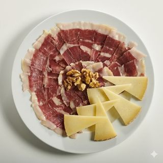 Tapa Mixta De Jamón Y Queso