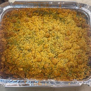 Bacalhau com Natas e Broa Tostada