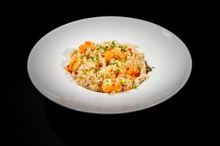 Arroz Salteado Con Gambas
