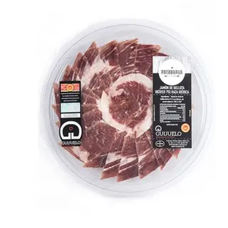 SOBRE DE JAMÓN IBÉRICO DE BELLOTA D.O.P. GUIJUELO 100 GRAMOS PATABRAVA