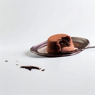 Soufflè cioccolato - una porzione