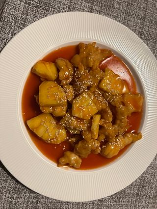 121. POLLO CON ANANAS
