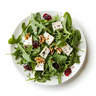 Ensalada de queso de cabra