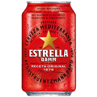 Estrella Damm Cerveza Lata 33cl