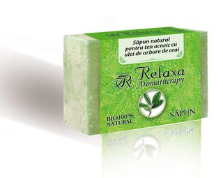 Săpun natural pentru ten acneic cu ulei de arbore de ceai