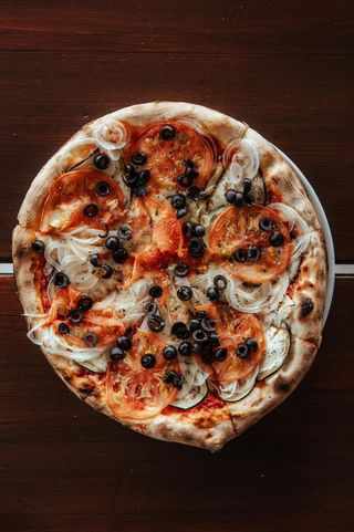 Pizza Vegetal (30 Cm. A 33 Cm.)