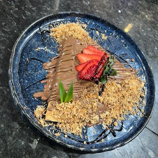 crêpe kunafa nutella 