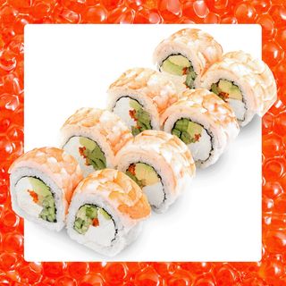 Рол Філадельфія Де Люкс з креветкою Ебі