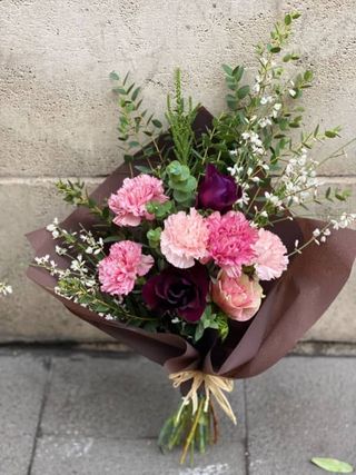 Bouquet toni del rosa