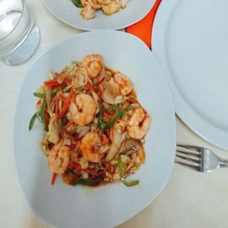 78.- Gambas Y Salsa Picante