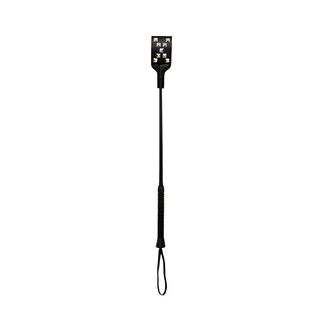 Gp Fusta Riding Crop Negro - Con Tachuelas - 54Cm